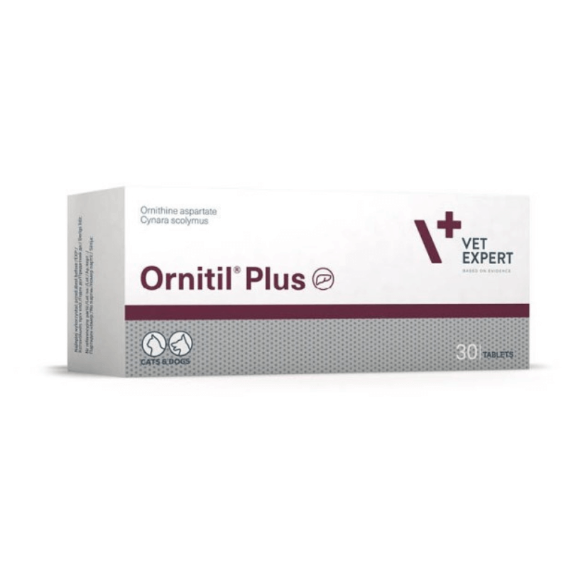 VetExpert Ornitil Plus preparat na wątrobę dla psa i kota 30tabl.