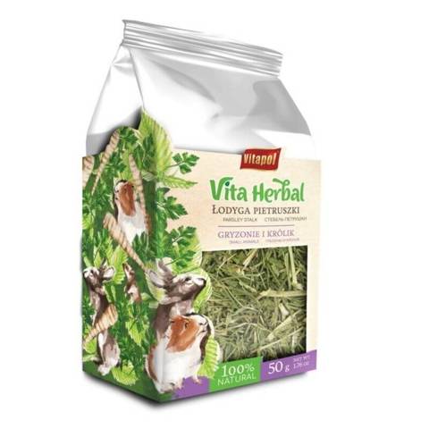 Vitapol Vita Herbal Łodyga pietruszki - zioła dla gryzoni i królików 50g	