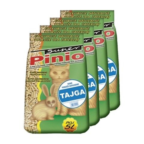 Żwirek Super Pinio Tajga 20l pakiet 4x5l